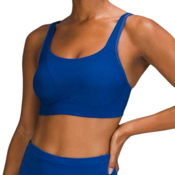 Lululemon 2021 Run Times Bra *High Support Sports Bra Symphony Blue 32DD